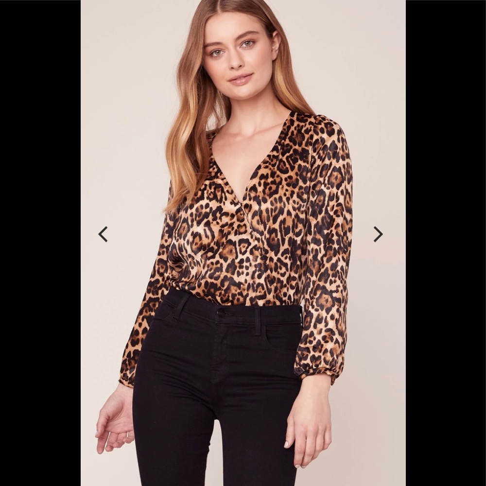 NWOT BB Dakota “Ride Or Tie” Leopard Bodysuit - Picture 3 of 8